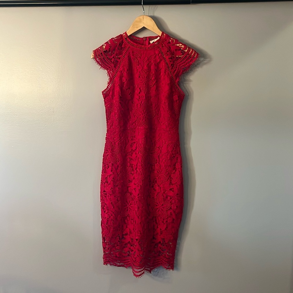Red Lace Dress